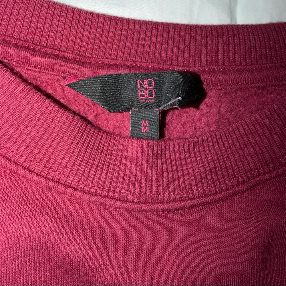 NOBO Women's Raspberry Crewneck Sweatshirt - Picture 2 of 2